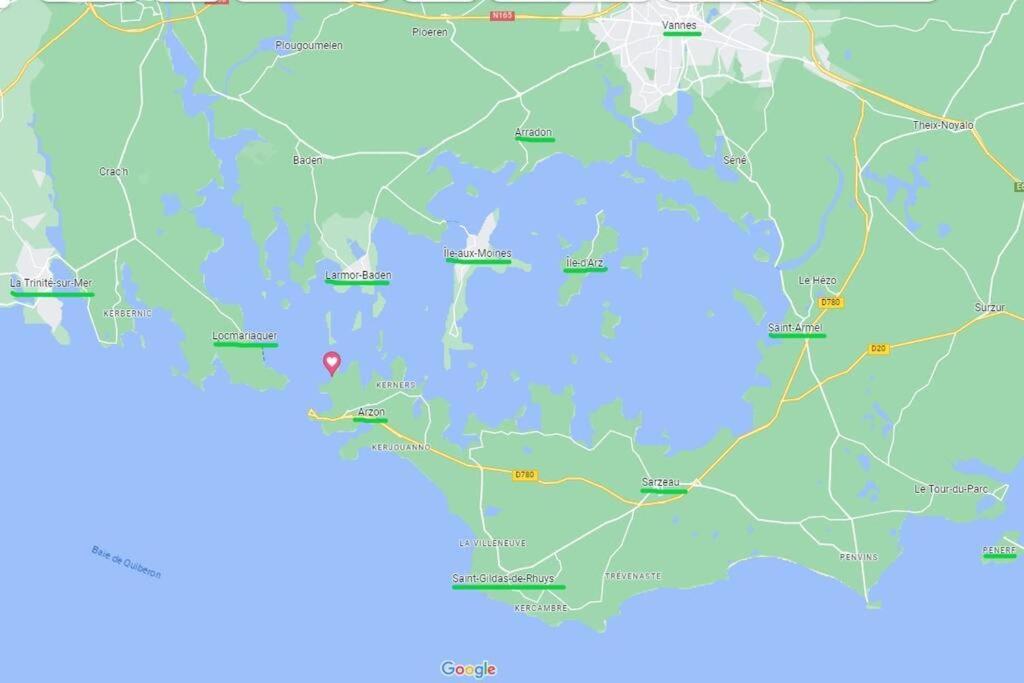 Willa Entre Golfe Et Ocean La Trinité-Surzur Zewnętrze zdjęcie